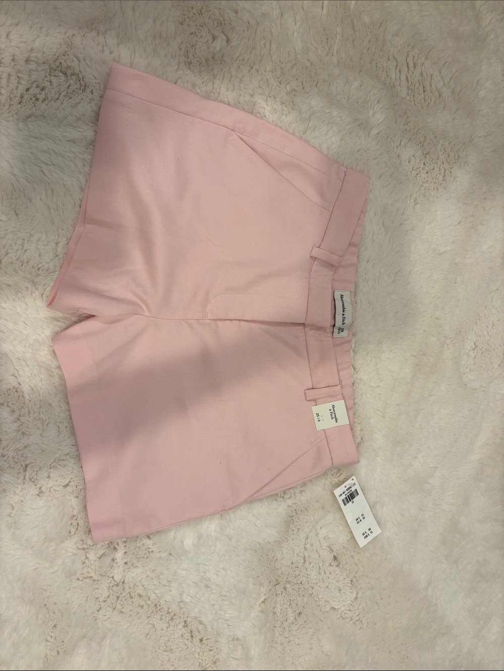 High-Rise Pink Women's Dress Shorts abercrombie